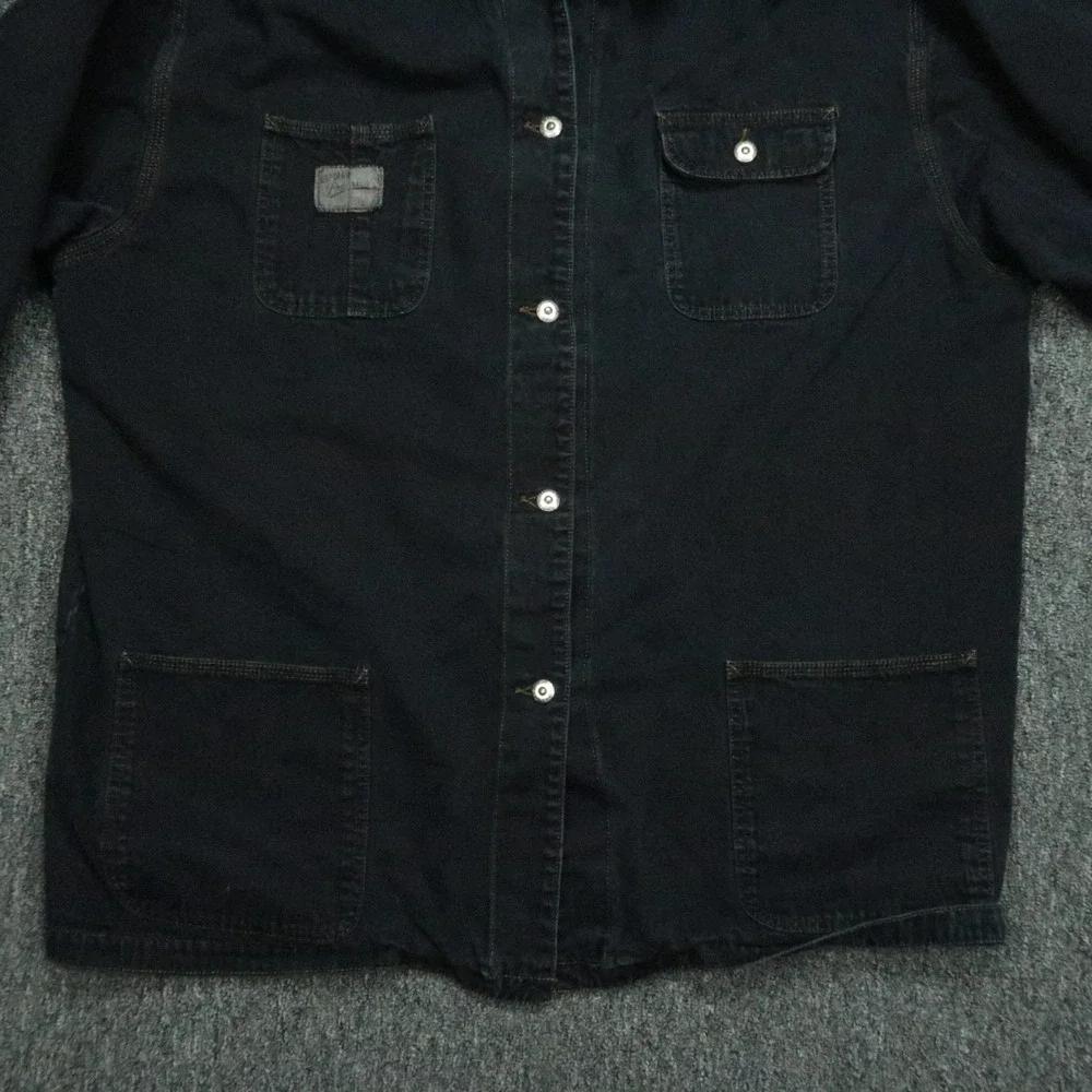 VINTAGE GAP Jacket Mens Extra Large Blue Denim Chore‎ Field Coat Y2K XL